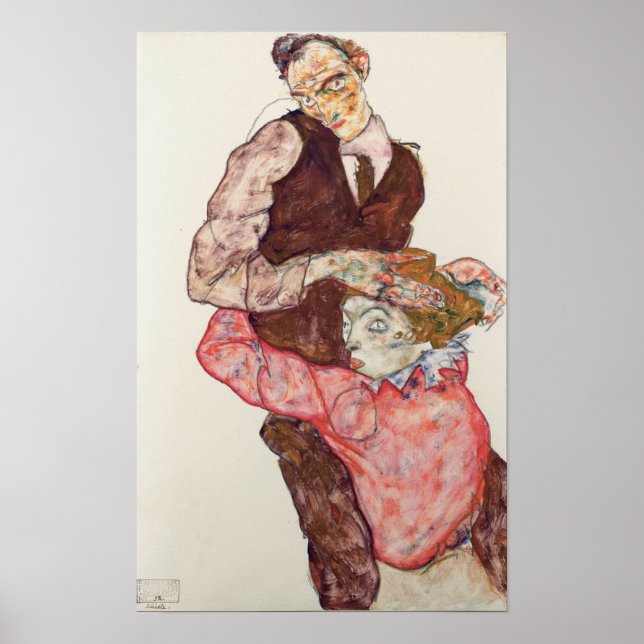 Schiele-Älskare Poster (Framsidan)
