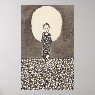 Schiele - Barn med nimbus på en avgrund 190 Poster