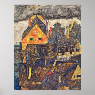 Schiele - Gamla staden (Dead City) 1912 Poster