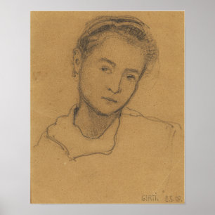 Schiele - Gerti 1907 Poster