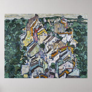 Schiele - Greenery (Gamla staden) Poster