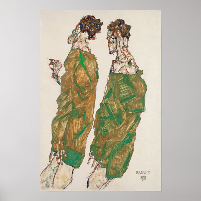 Schiele - Hängivenhet Poster (Framsidan)