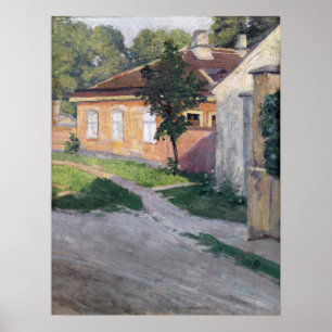 Schiele - House in Hutteldorf Poster