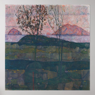 Schiele - Inställning Sol Poster