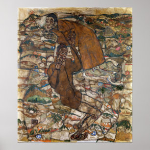 Schiele - Levitation (Blinden) Poster