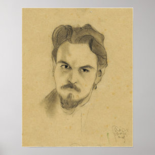 Schiele - Porträttstudie Anton Peschka 1909 Poster