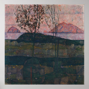Schiele - Setting Sol Poster