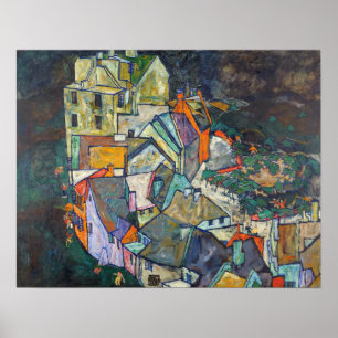 Schiele - Slut på staden Poster