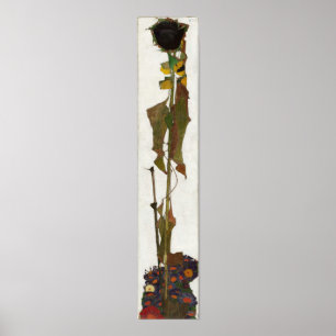 Schiele - Solblommor 1909 Poster