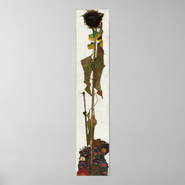 Schiele - Solrosor 1909 Poster (Framsidan)