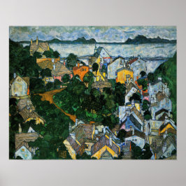 Schiele - Sommarlandskap Poster