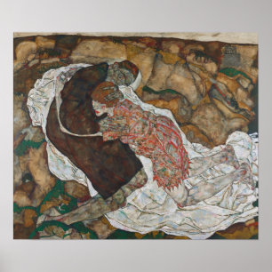 Schiele - Tod och Madchen Poster