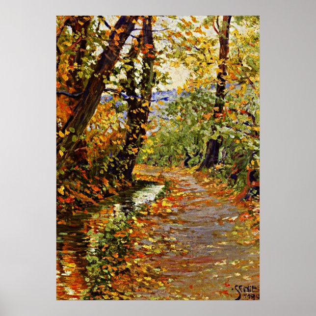 Schiele - Winding Brook Poster (Framsidan)