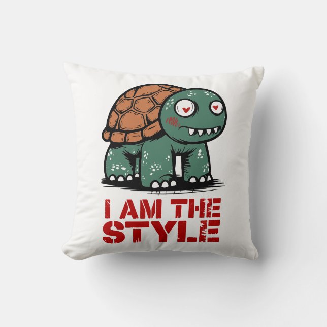 Schildkröte I am the style Kudde (Framsida)