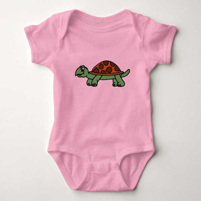 Schildkröte Lustig T Shirt (Framsida)