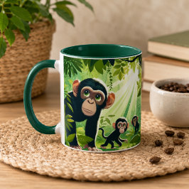 Schimpans Kaffemugg