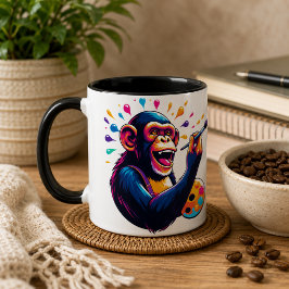 Schimpans Kaffemugg