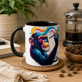Schimpans Kaffemugg