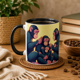 Schimpans Kaffemugg