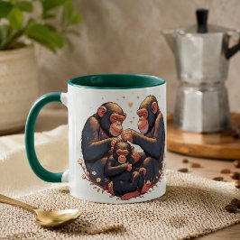 Schimpans Kaffemugg