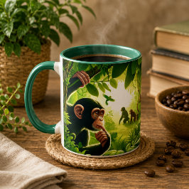 Schimpans Kaffemugg