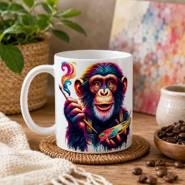 Schimpans Kaffemugg