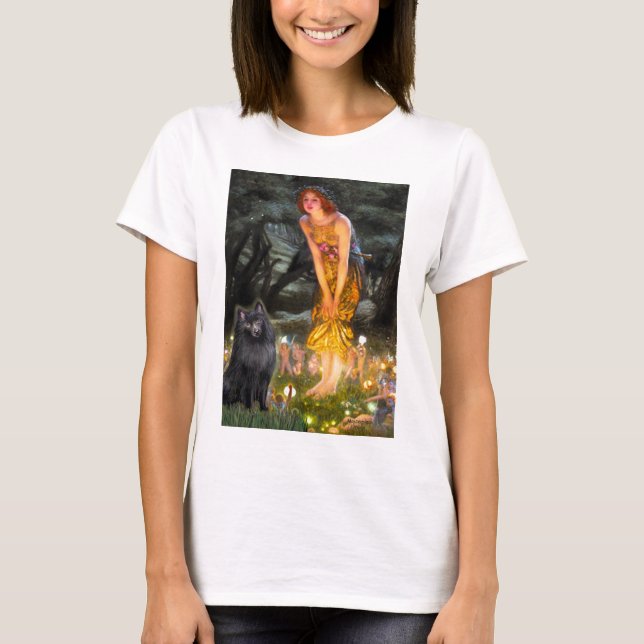 Schipperke 2 - MidEve T-shirt (Framsida)