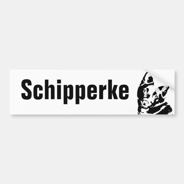 Schipperke Bild Bildekal (Framsidan)