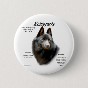 Schipperke-historikdesign Knapp