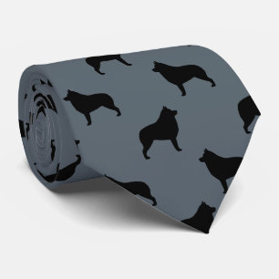 Schipperke Hund aveln Silhouettes Mönster Slips