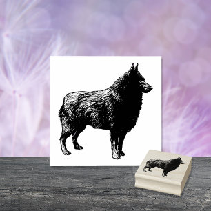 Schipperke Hund aveln Stämpel