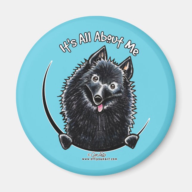Schipperke IAAM Magnet (Framsidan)