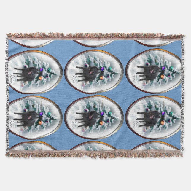 Schipperke jul filt (Framsidan)