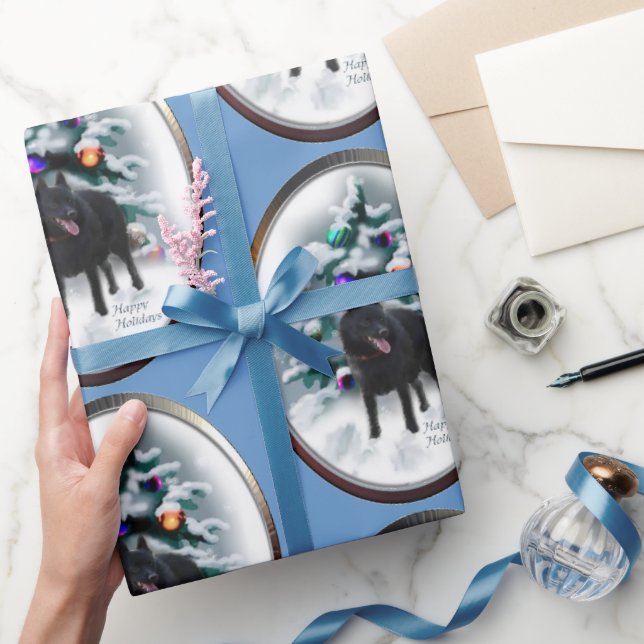 Schipperke jul presentpapper (Gåvor)