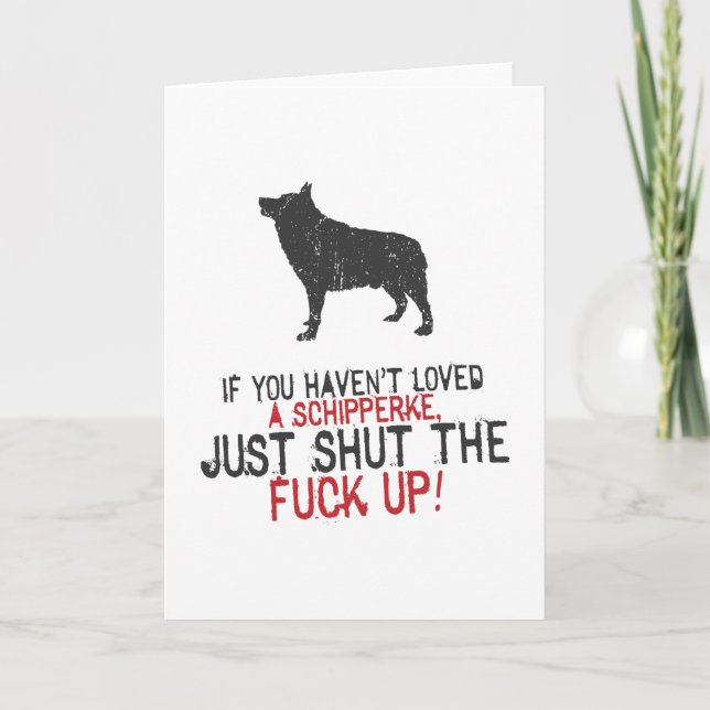 Schipperke Kort (Framsida)
