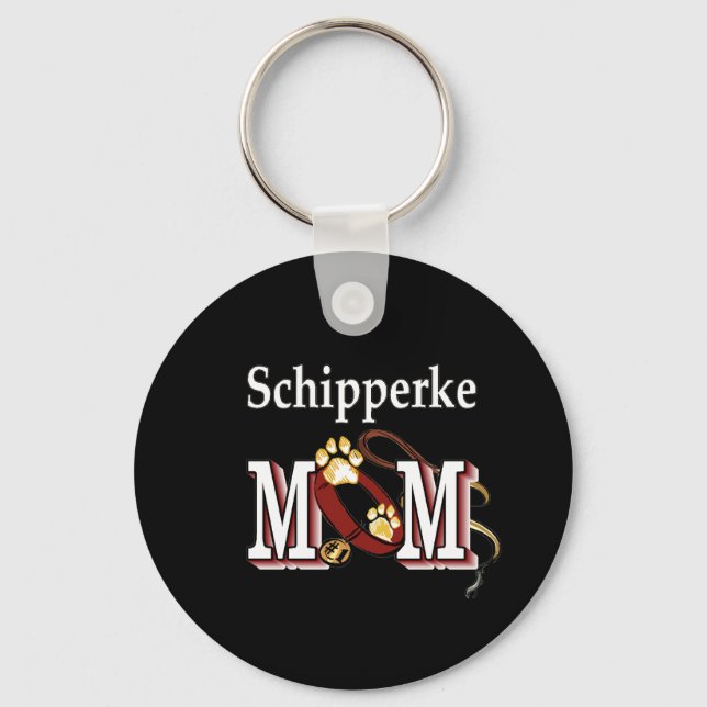 Schipperke MAMMA Gifts Nyckelring (Framsida)