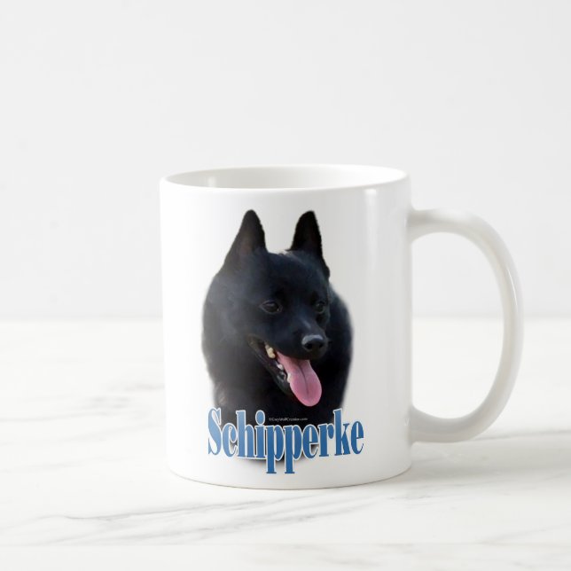 Schipperke Namn Kaffemugg (Höger)