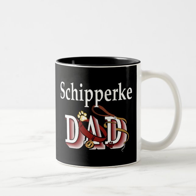 Schipperke Pappa Mugg (Höger)