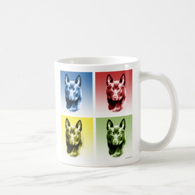 Schipperke Pop Art Kaffemugg (Höger)