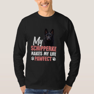 Schipperke Puppy Djurälskare Hund Enthusiast Schip T Shirt
