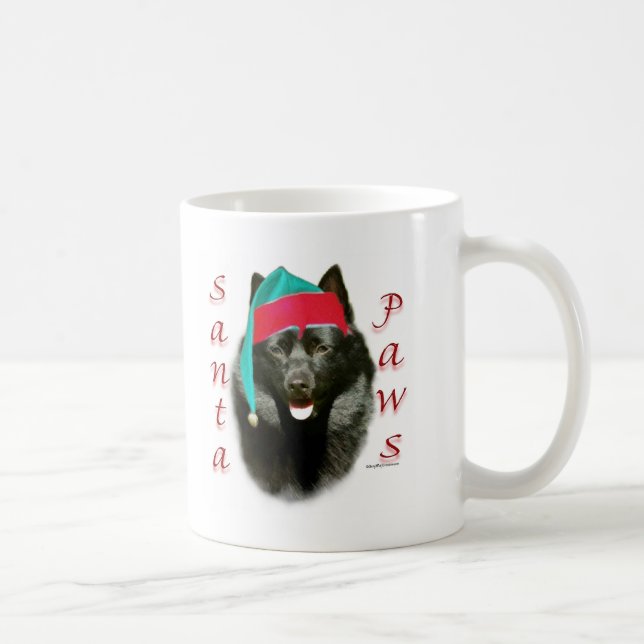 Schipperke Santa Tassar Kaffemugg (Höger)