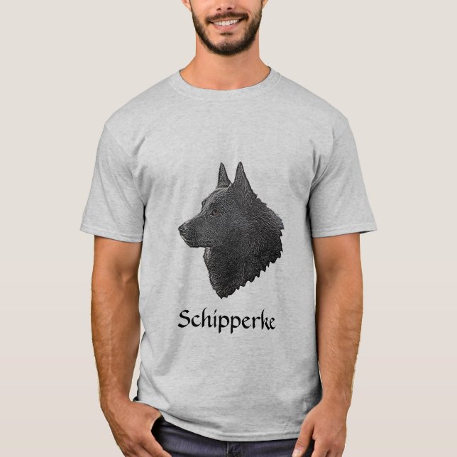 Schipperke T-shirt (Framsida)