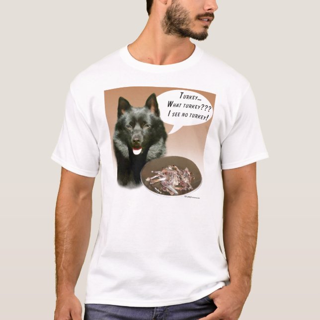 Schipperke Turkiet T-shirt (Framsida)