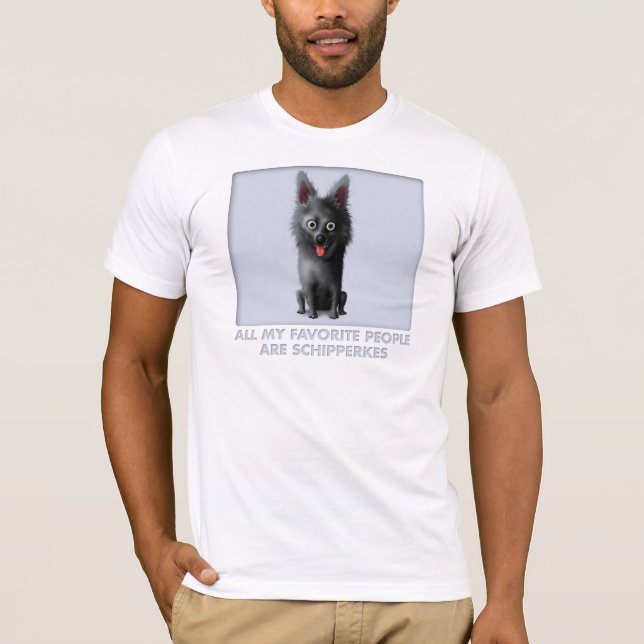 Schipperkefavorit T Shirt (Framsida)