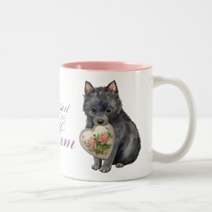 Schipperkehjärtamamma Två-Tonad Mugg
