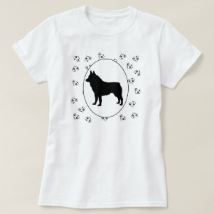 Schipperkehjärtor och tassavtryck t-shirt