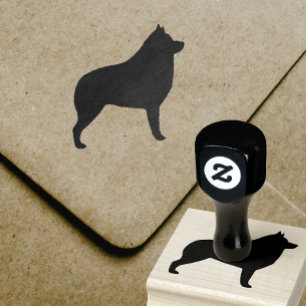 SchipperkehundSilhouette Stämpel