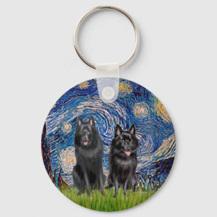 Schipperkes (2) - Stjärnighet Nyckelring