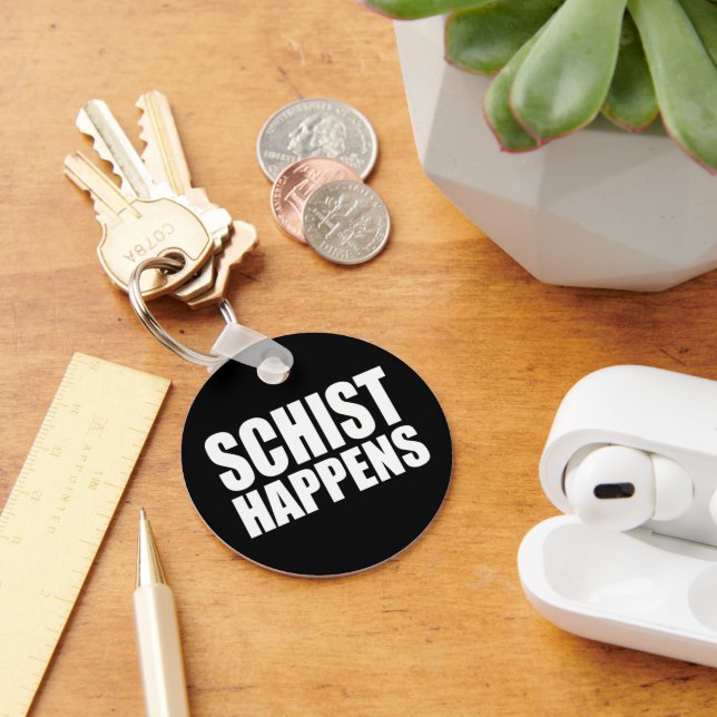 Schist Happens-Geology Nyckelring (Skrivbord)