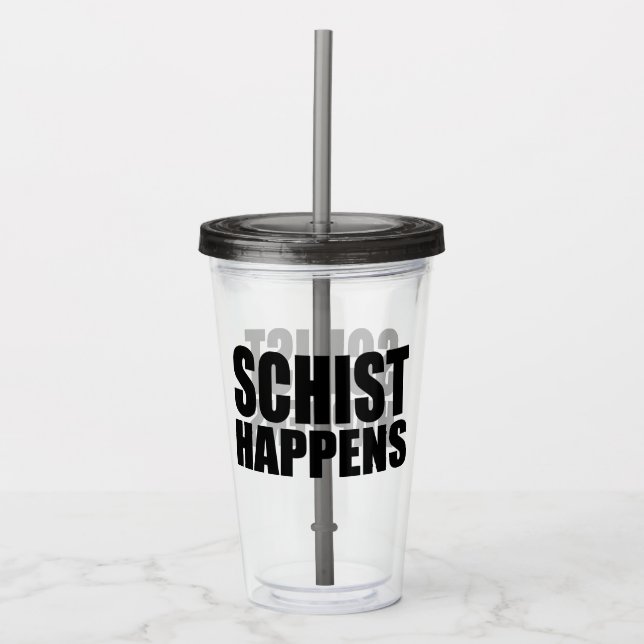 Schist Happens-Geology Take Away Mugg (Framsida)